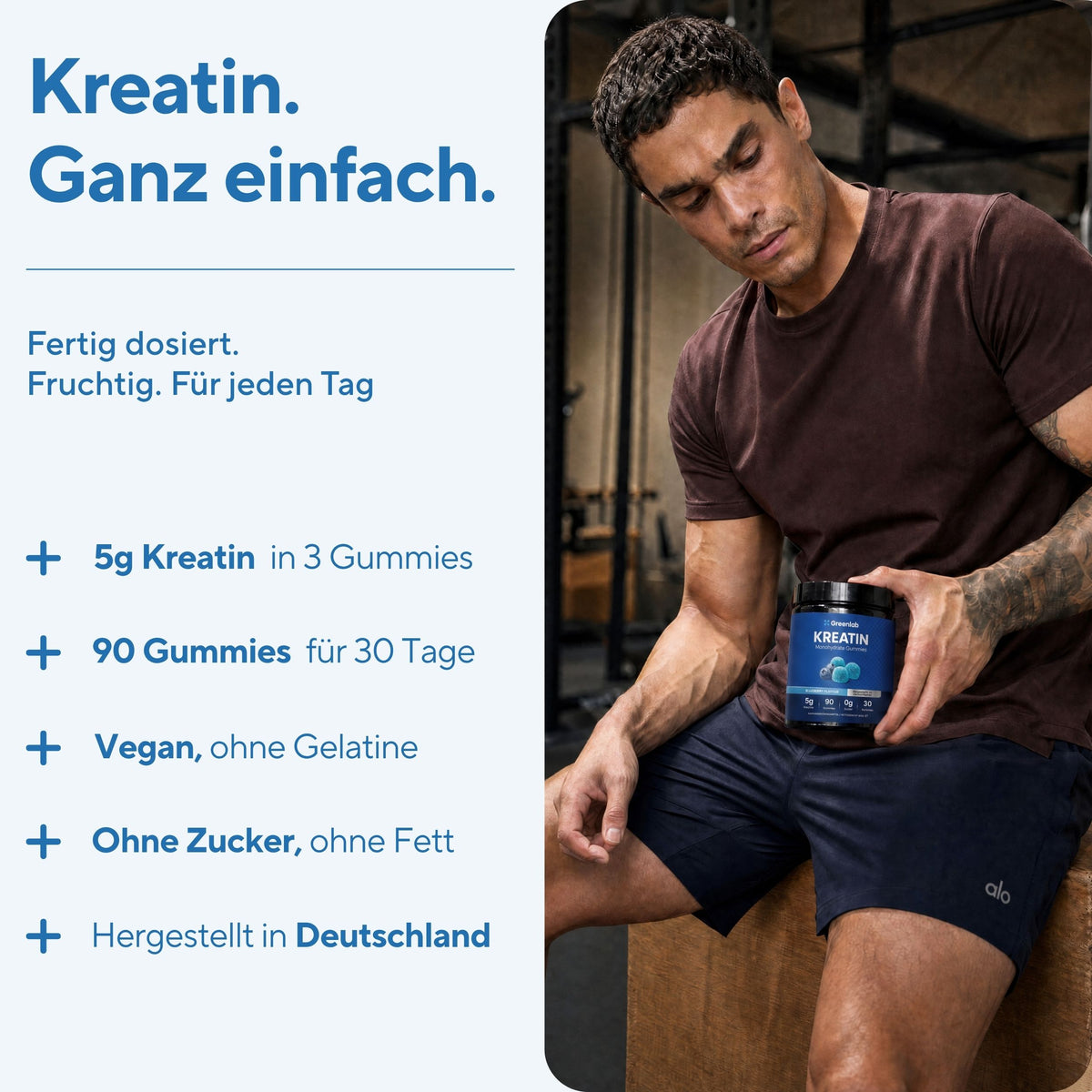 GreenLab Kreatin Gummies - 90 Stück